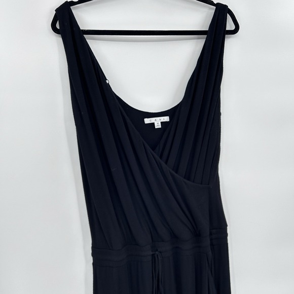 Cabi Womens Wrap Sleeveless Jumpsuit Romper Size Medium Black‎ Jogger Utility - Picture 3 of 9
